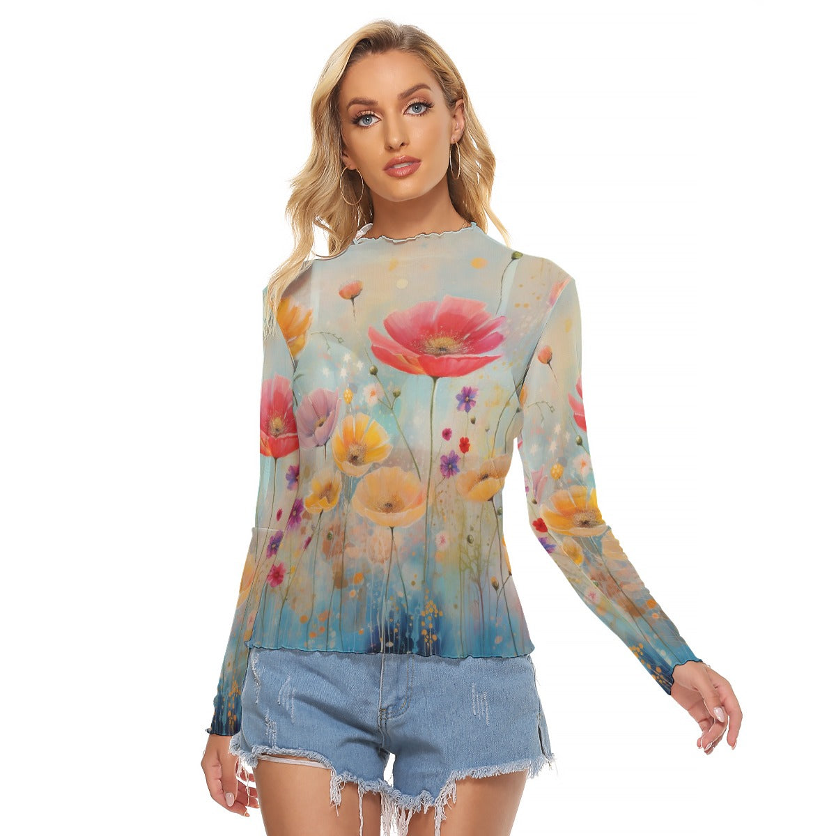 All-Over Print Women's Mesh T-shirt