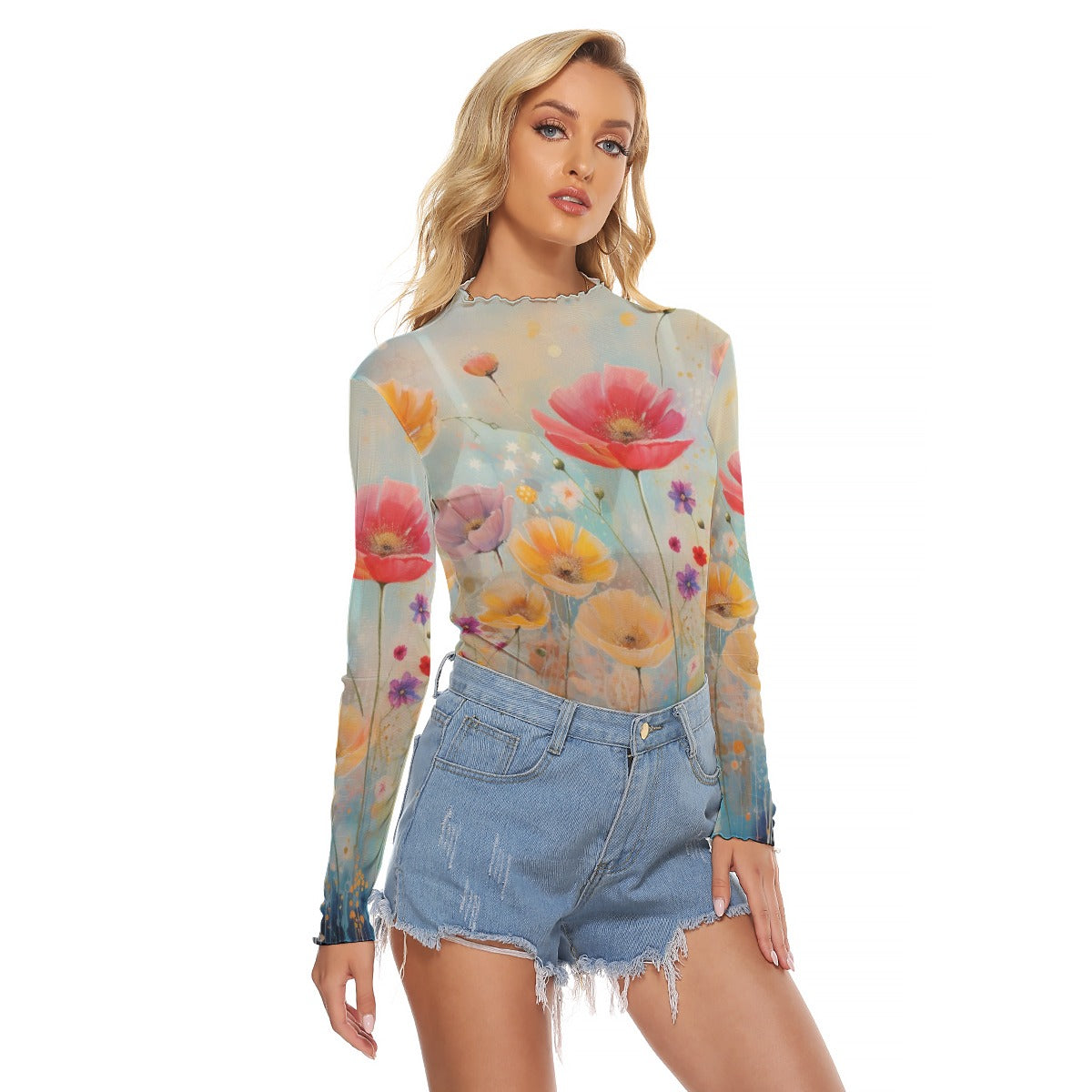 All-Over Print Women's Mesh T-shirt